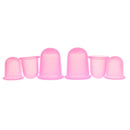 6Pcs Anti Cellulite Cupping Set Silicone Vacuum Massage Cups Kit for Body and Facial Massager for Adults Home Use