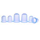6Pcs Anti Cellulite Cupping Set Silicone Vacuum Massage Cups Kit for Body and Facial Massager for Adults Home Use