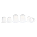 6Pcs Anti Cellulite Cupping Set Silicone Vacuum Massage Cups Kit for Body and Facial Massager for Adults Home Use