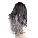 24''Natural Synthetic Fluffy Layered Curly Wigs Full Wavy Wig for Women Girls