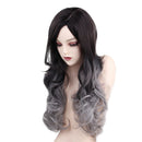 24''Natural Synthetic Fluffy Layered Curly Wigs Full Wavy Wig for Women Girls