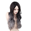 24''Natural Synthetic Fluffy Layered Curly Wigs Full Wavy Wig for Women Girls