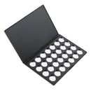 Magnetic Empty Palette Box Eyeshadow Powder Blush Concealer Contour Makeup Case +28 Round Pans