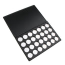Magnetic Empty Palette Box Eyeshadow Powder Blush Concealer Contour Makeup Case +28 Round Pans