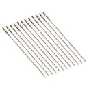 Sewing Braids Track Weave Weft Needles, Hair Extension Needle I Shape Hook for Making Lace Wig