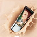 5pcs Women Cosmetic Liquid Foundation Dual-head Eyebrow Eyeliner Blush Palette Shimmer Lipstick Soft Puff Makeup