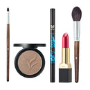 5 Pcs/pack Cosmetic Set Highlight Powder Double Head Eyeliner Eyebrow Pen Waterproof Lipstick Makeup Brushes Kit