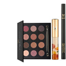 3PCS/Kit Eye Face Makeup Comestics, 12Color Smooked Eyeshadow Palette, Liquid Concealer & Eyeliner Pen Contour Set