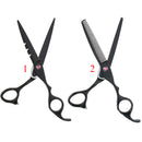 6.9'' Barber Salon Hair Cutting Stainless Steel Razors Edge Flat Thinning Scissors Shears Hairdresser Tool