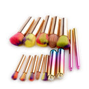10pcs Fashion Portable Loose Powder Makeup Brushes Set Foundation Eyeshadow Contour Tools