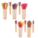 10pcs Fashion Portable Loose Powder Makeup Brushes Set Foundation Eyeshadow Contour Tools