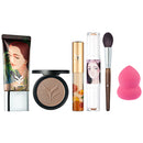 Cosmetic Set Foundation Highlighter Stick Concealer Cream Sponge Puff Brush