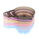 Reusable Random Color DIY Hair Coloring Dyeing Bleach Tint Hairdressing Mixing Bowl Salon Accessory with Handle