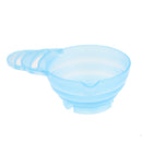 Reusable Random Color DIY Hair Coloring Dyeing Bleach Tint Hairdressing Mixing Bowl Salon Accessory with Handle
