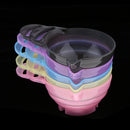 Reusable Random Color DIY Hair Coloring Dyeing Bleach Tint Hairdressing Mixing Bowl Salon Accessory with Handle