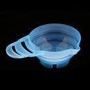 Reusable Random Color DIY Hair Coloring Dyeing Bleach Tint Hairdressing Mixing Bowl Salon Accessory with Handle