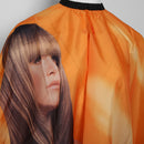 Orange Hair Salon Cutting Barber Hairdressing Cape for Haircut Hairdresser Apron Cloth Styling Tool