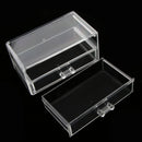 2 Layer Acrylic Makeup Jewelry Cosmetic Organizer Beauty Nails Manicure Tools Set Organizer Drawers