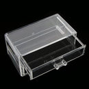2 Layer Acrylic Makeup Jewelry Cosmetic Organizer Beauty Nails Manicure Tools Set Organizer Drawers