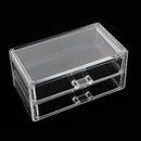 2 Layer Acrylic Makeup Jewelry Cosmetic Organizer Beauty Nails Manicure Tools Set Organizer Drawers