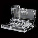 Household Clear Acrylic Jewelry & Cosmetic Storage Makeup Case Organizer Box