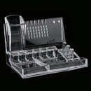 Household Clear Acrylic Jewelry & Cosmetic Storage Makeup Case Organizer Box