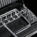 Household Clear Acrylic Jewelry & Cosmetic Storage Makeup Case Organizer Box