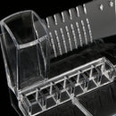 Household Clear Acrylic Jewelry & Cosmetic Storage Makeup Case Organizer Box