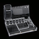 Household Clear Acrylic Jewelry & Cosmetic Storage Makeup Case Organizer Box