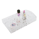 Lady's Acrylic Container Makeup Case Cosmetic Jewelry Storage Display Holder
