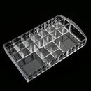 Lady's Acrylic Container Makeup Case Cosmetic Jewelry Storage Display Holder