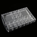 Lady's Acrylic Container Makeup Case Cosmetic Jewelry Storage Display Holder
