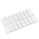 Eyeshadow Palette Holder Display Cosmetics Storage Organizer Stand 16 Slots