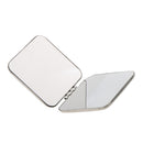 Pocket Mini Square Compact FULL STAINLESS STEEL Cosmetic Foldable Makeup Mirror Folding Mirror 2 Sides Will not Break into Pieces