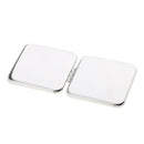 Premium Quality Pocket Mini Square Compact FULL STAINLESS STEEL Cosmetic Foldable Makeup Mirror Magnifying Mirror 2 Sides Will not Break into Pieces