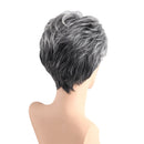 Fashion Natural Heat Resistant Fluffy Layered Short Cool Female Synthetic Wigs Cosplay Party Full Hair Wig