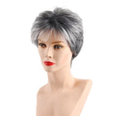 Fashion Natural Heat Resistant Fluffy Layered Short Cool Female Synthetic Wigs Cosplay Party Full Hair Wig