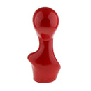Red Long Neck Female Mannequin Manikin Head with Bust for Hair Wigs Hat Jewelry Display Model Stand Holder Rack Shelf