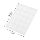 10 Piece Glue Cover Stickers Jade Crystal Stone False Eyelash Extension Tool
