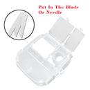 Red Sharps Bin Needle Blade Waste Disposal Container with Locking Lid 1.0L
