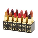 12 Colors Cosmetic Charm Matte Lipstick Makeup Set Long Lasting Lip Stick