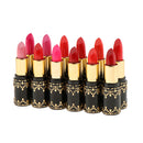 12 Pieces Long Lasting Moisturizing Nourishing Red Lipstick Lip Gloss Makeup