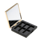 6 Compartments Cosmetic Empty Palette Box for Eyeshadow Powder Blush NO PANS REQUIRED Makeup Case MIRROR INSIDE Eye Shadow Containers Eye Shadow Containers Tray