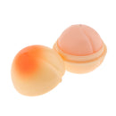 5 Pack Peach Shape Lip Balm Set Anti-cracking Lip Care Cream Kiwi Fruit Flavor