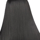 Black Full Lace Wig Long Straight Heat Resistant Synthetic Hair with Net Cap