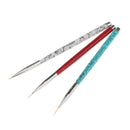 3Pcs UV Gel Liner Brush Set Painting Dotting Carving Pen Nail Art Tips Tools