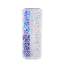 1 box Manicure Tool Set, 3D Mixed Half Pearl Bead Glitter Tips, Nail Art Gel Phone Craft Decoration Tools DIY