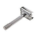 Traditional Double Edge Shaving Safety Shaver + Shave Holder Stand Bathroom Set