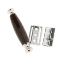 MenÂ’s Traditional Classic Double Edge Shaving Safety Shaver Wooden Handle