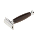 MenÂ’s Traditional Classic Double Edge Shaving Safety Shaver Wooden Handle